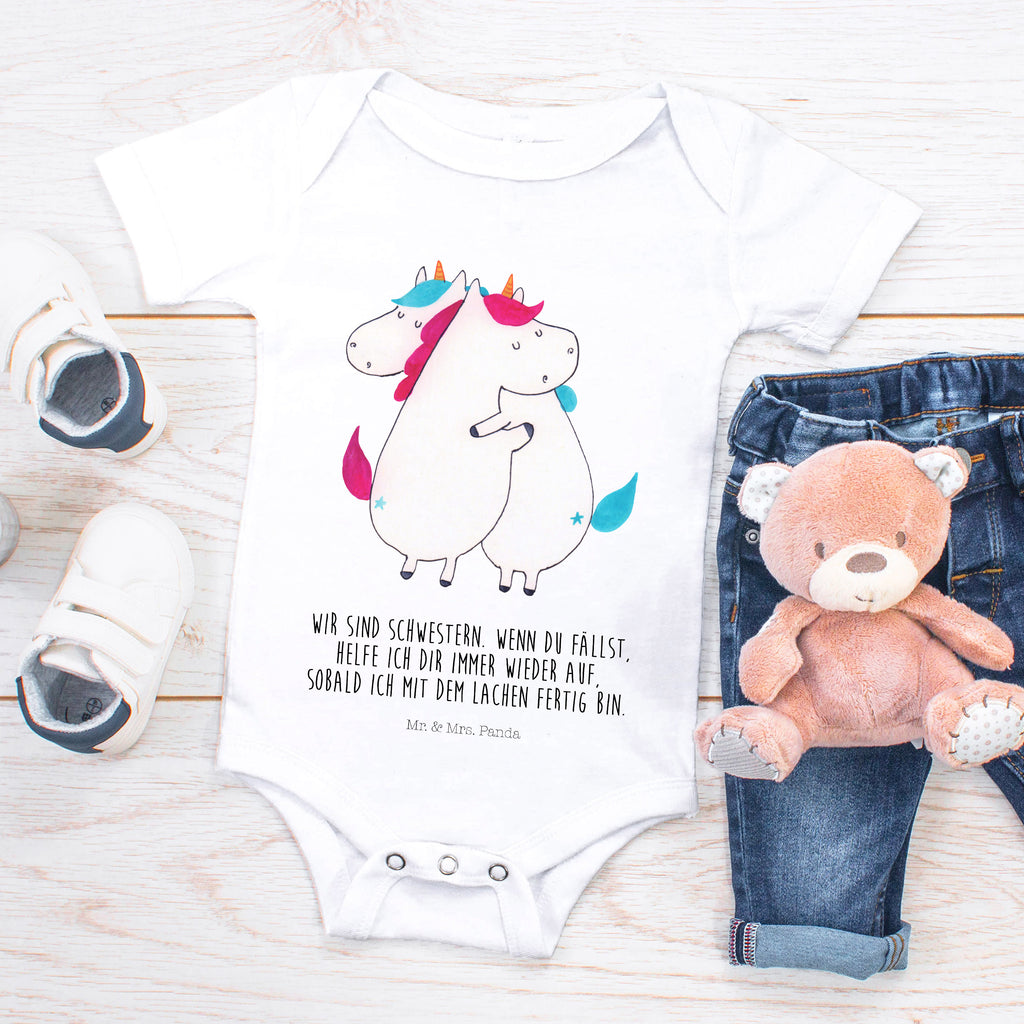 Organic Baby Body Einhörner Umarmen Babykleidung, Babystrampler, Strampler, Wickelbody, Baby Erstausstattung, Junge, Mädchen, Einhorn, Einhörner, Einhorn Deko, Pegasus, Unicorn, Freundinnen, Freundin, BFF, Schwester, Schwestern, Familie, Geschwister, Sister, Liebe