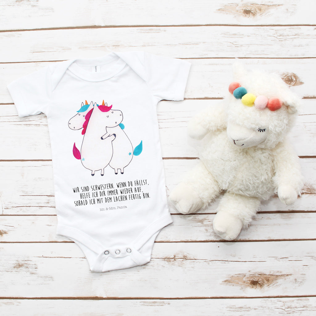 Organic Baby Body Einhörner Umarmen Babykleidung, Babystrampler, Strampler, Wickelbody, Baby Erstausstattung, Junge, Mädchen, Einhorn, Einhörner, Einhorn Deko, Pegasus, Unicorn, Freundinnen, Freundin, BFF, Schwester, Schwestern, Familie, Geschwister, Sister, Liebe