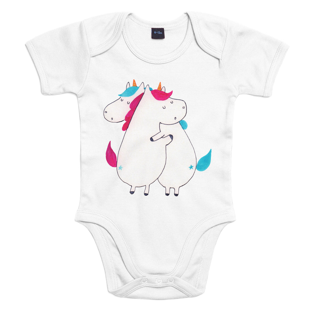 Organic Baby Body Einhörner Umarmen Babykleidung, Babystrampler, Strampler, Wickelbody, Baby Erstausstattung, Junge, Mädchen, Einhorn, Einhörner, Einhorn Deko, Pegasus, Unicorn, Freundinnen, Freundin, BFF, Schwester, Schwestern, Familie, Geschwister, Sister, Liebe