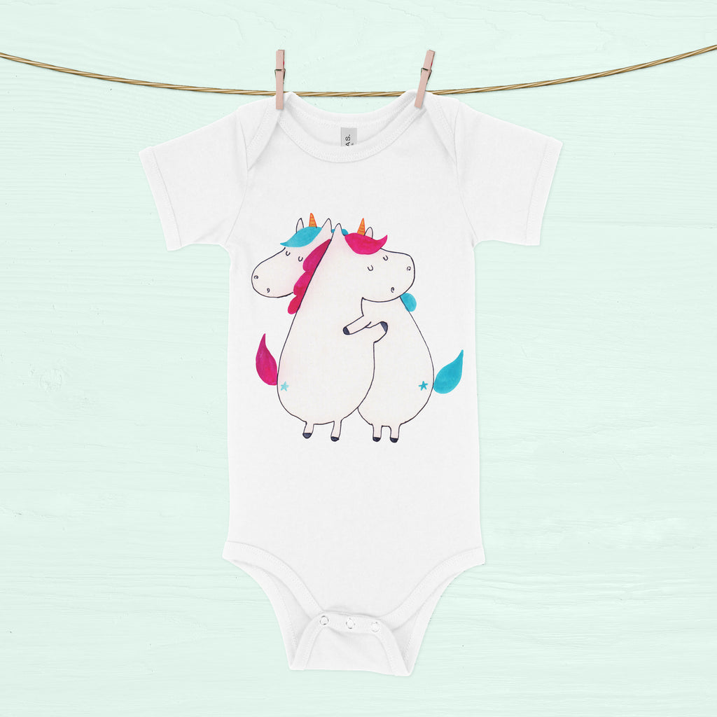 Organic Baby Body Einhörner Umarmen Babykleidung, Babystrampler, Strampler, Wickelbody, Baby Erstausstattung, Junge, Mädchen, Einhorn, Einhörner, Einhorn Deko, Pegasus, Unicorn, Freundinnen, Freundin, BFF, Schwester, Schwestern, Familie, Geschwister, Sister, Liebe