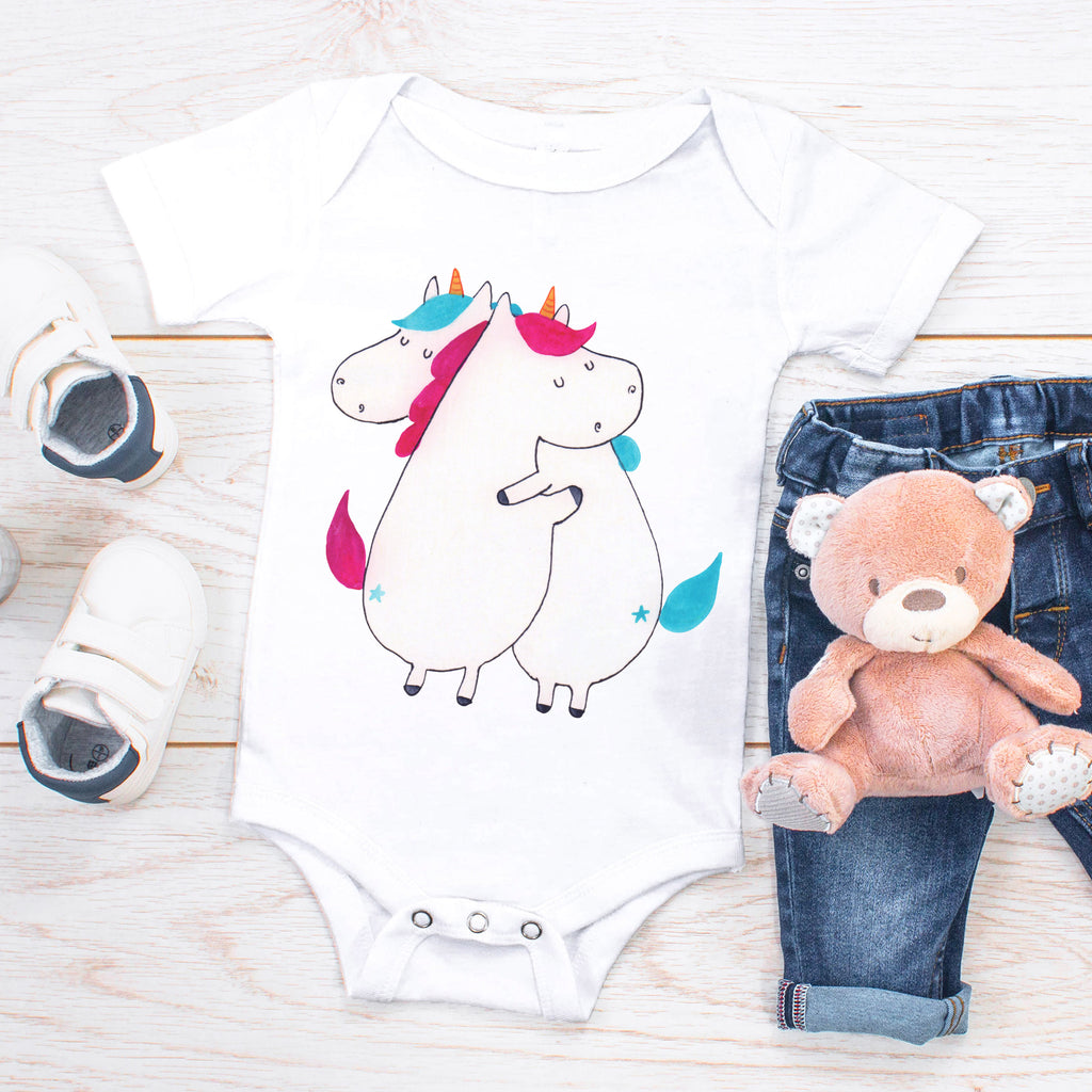 Organic Baby Body Einhörner Umarmen Babykleidung, Babystrampler, Strampler, Wickelbody, Baby Erstausstattung, Junge, Mädchen, Einhorn, Einhörner, Einhorn Deko, Pegasus, Unicorn, Freundinnen, Freundin, BFF, Schwester, Schwestern, Familie, Geschwister, Sister, Liebe