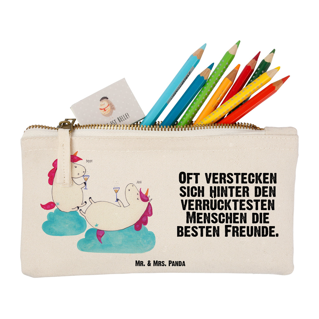 Schminktasche Einhörner Sekt Schminktasche, Kosmetiktasche, Kosmetikbeutel, Stiftemäppchen, Etui, Federmappe, Makeup, XXL, Schminketui, Kosmetiketui, Schlamperetui, Einhorn, Einhörner, Einhorn Deko, Pegasus, Unicorn, Freundinnen, Freundin, BFF, Sekt, Mädelsabend, Spaß, Party, Korken, Anstoßen, Beste