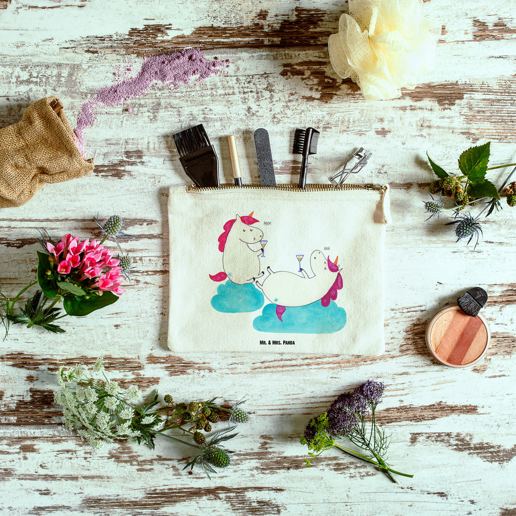 Schminktasche Einhörner Sekt Schminktasche, Kosmetiktasche, Kosmetikbeutel, Stiftemäppchen, Etui, Federmappe, Makeup, XXL, Schminketui, Kosmetiketui, Schlamperetui, Einhorn, Einhörner, Einhorn Deko, Pegasus, Unicorn, Freundinnen, Freundin, BFF, Sekt, Mädelsabend, Spaß, Party, Korken, Anstoßen, Beste