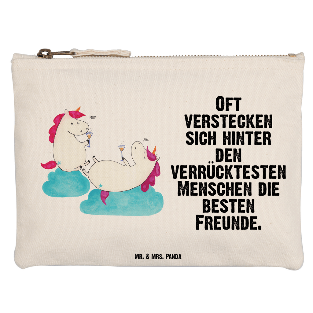 Schminktasche Einhörner Sekt Schminktasche, Kosmetiktasche, Kosmetikbeutel, Stiftemäppchen, Etui, Federmappe, Makeup, XXL, Schminketui, Kosmetiketui, Schlamperetui, Einhorn, Einhörner, Einhorn Deko, Pegasus, Unicorn, Freundinnen, Freundin, BFF, Sekt, Mädelsabend, Spaß, Party, Korken, Anstoßen, Beste