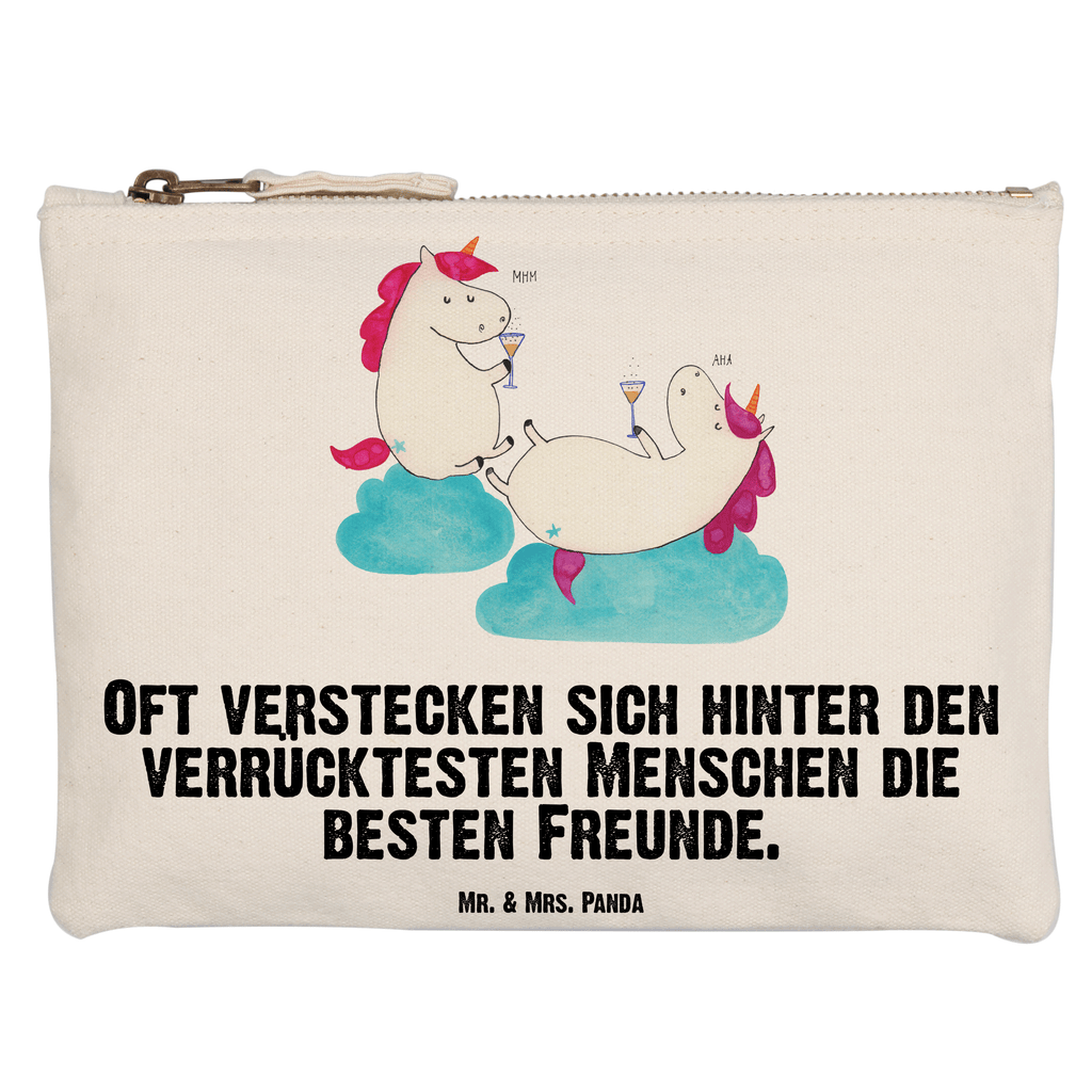 Schminktasche Einhörner Sekt Schminktasche, Kosmetiktasche, Kosmetikbeutel, Stiftemäppchen, Etui, Federmappe, Makeup, XXL, Schminketui, Kosmetiketui, Schlamperetui, Einhorn, Einhörner, Einhorn Deko, Pegasus, Unicorn, Freundinnen, Freundin, BFF, Sekt, Mädelsabend, Spaß, Party, Korken, Anstoßen, Beste