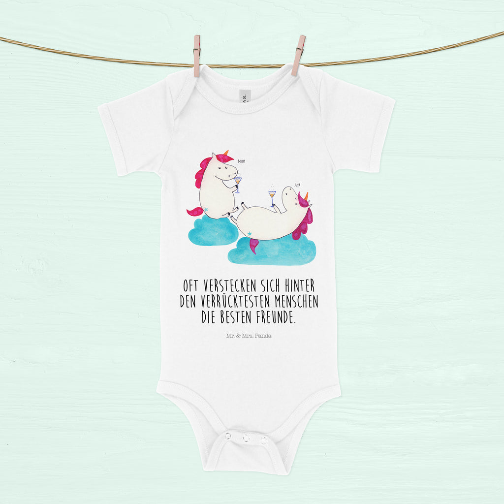 Organic Baby Body Einhörner Sekt Babykleidung, Babystrampler, Strampler, Wickelbody, Baby Erstausstattung, Junge, Mädchen, Einhorn, Einhörner, Einhorn Deko, Pegasus, Unicorn, Freundinnen, Freundin, BFF, Sekt, Mädelsabend, Spaß, Party, Korken, Anstoßen, Beste
