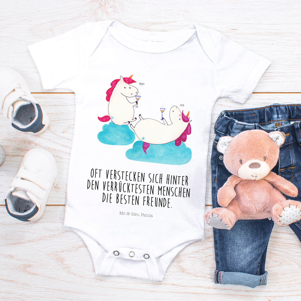 Organic Baby Body Einhörner Sekt Babykleidung, Babystrampler, Strampler, Wickelbody, Baby Erstausstattung, Junge, Mädchen, Einhorn, Einhörner, Einhorn Deko, Pegasus, Unicorn, Freundinnen, Freundin, BFF, Sekt, Mädelsabend, Spaß, Party, Korken, Anstoßen, Beste