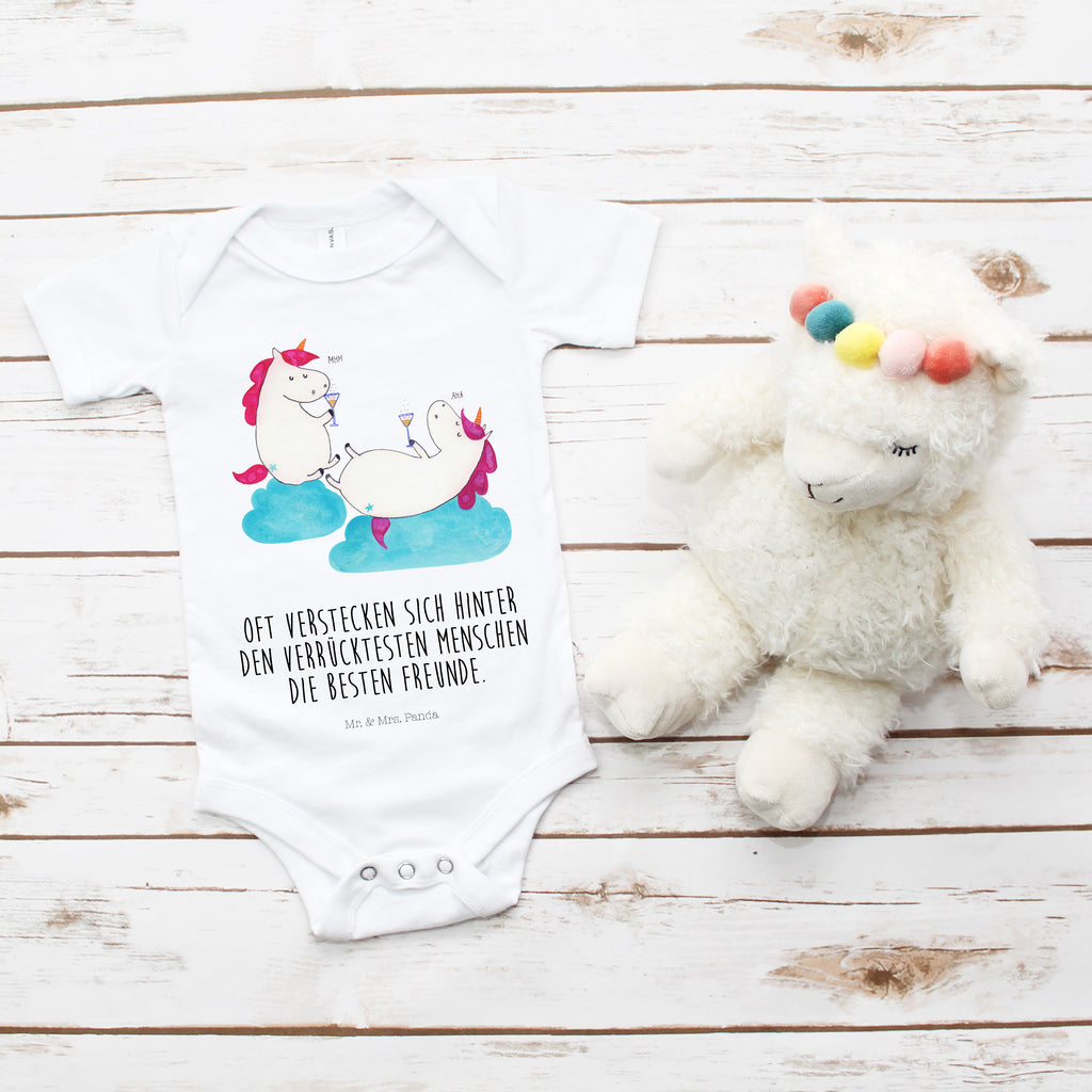 Organic Baby Body Einhörner Sekt Babykleidung, Babystrampler, Strampler, Wickelbody, Baby Erstausstattung, Junge, Mädchen, Einhorn, Einhörner, Einhorn Deko, Pegasus, Unicorn, Freundinnen, Freundin, BFF, Sekt, Mädelsabend, Spaß, Party, Korken, Anstoßen, Beste