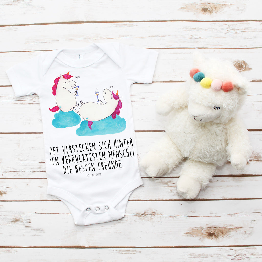 Organic Baby Body Einhörner Sekt Babykleidung, Babystrampler, Strampler, Wickelbody, Baby Erstausstattung, Junge, Mädchen, Einhorn, Einhörner, Einhorn Deko, Pegasus, Unicorn, Freundinnen, Freundin, BFF, Sekt, Mädelsabend, Spaß, Party, Korken, Anstoßen, Beste
