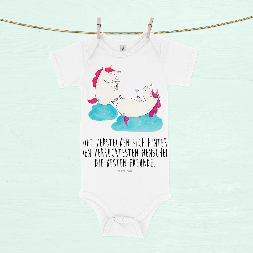 Organic Baby Body Einhörner Sekt Babykleidung, Babystrampler, Strampler, Wickelbody, Baby Erstausstattung, Junge, Mädchen, Einhorn, Einhörner, Einhorn Deko, Pegasus, Unicorn, Freundinnen, Freundin, BFF, Sekt, Mädelsabend, Spaß, Party, Korken, Anstoßen, Beste