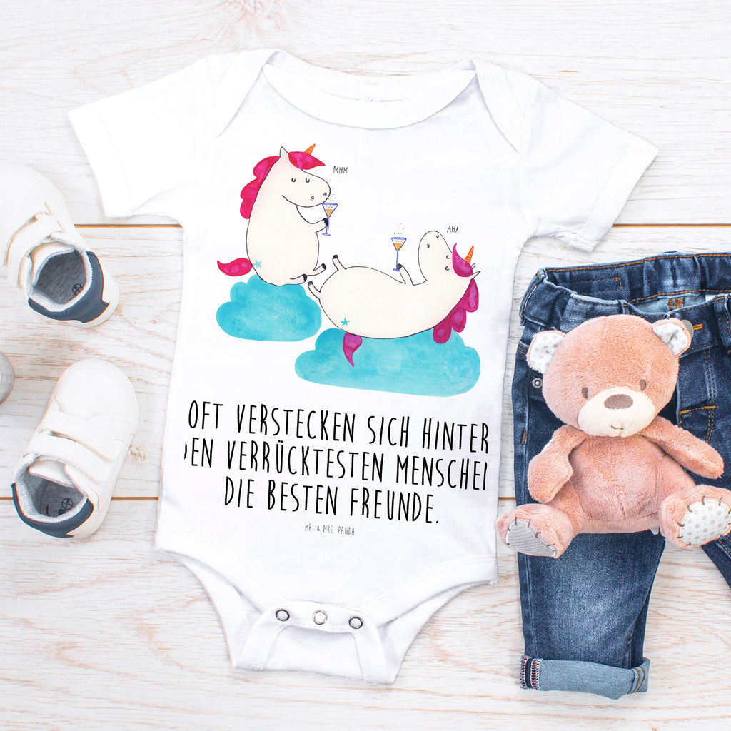 Organic Baby Body Einhörner Sekt Babykleidung, Babystrampler, Strampler, Wickelbody, Baby Erstausstattung, Junge, Mädchen, Einhorn, Einhörner, Einhorn Deko, Pegasus, Unicorn, Freundinnen, Freundin, BFF, Sekt, Mädelsabend, Spaß, Party, Korken, Anstoßen, Beste