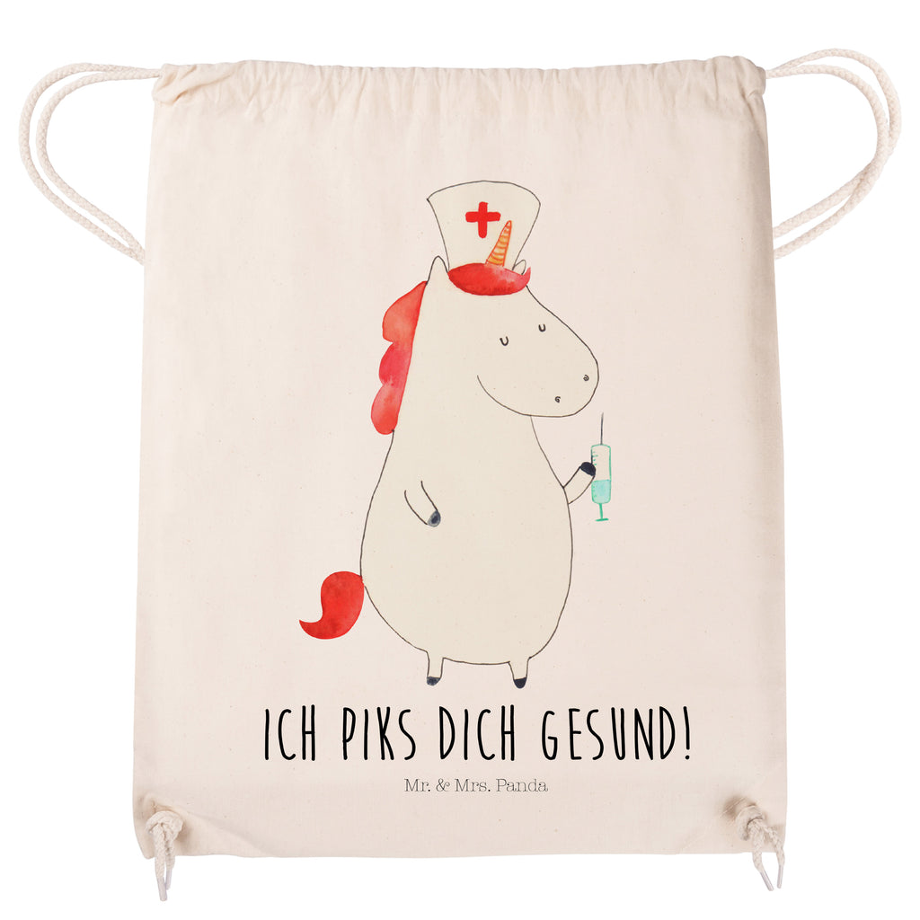 Sportbeutel Einhorn Krankenschwester Turnbeutel, Beutel, Sporttasche, Tasche, Stoffbeutel, Einhorn, Einhörner, Einhorn Deko, Pegasus, Unicorn, Krankenschwester Geschenk, Krankenpfleger Geschenk, Krankenpflegerin, Krankenschwester Dankeschön, Krankenhaus, Ärztin Geschenk
