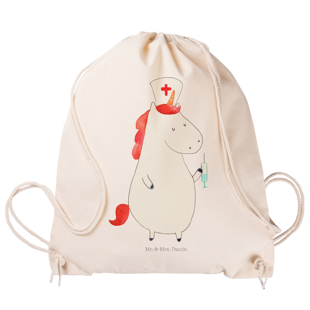 Sportbeutel Einhorn Krankenschwester Turnbeutel, Beutel, Sporttasche, Tasche, Stoffbeutel, Einhorn, Einhörner, Einhorn Deko, Pegasus, Unicorn, Krankenschwester Geschenk, Krankenpfleger Geschenk, Krankenpflegerin, Krankenschwester Dankeschön, Krankenhaus, Ärztin Geschenk