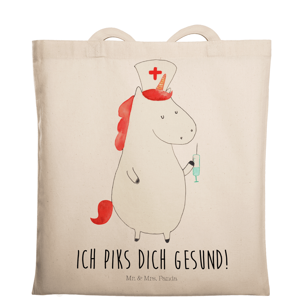Tragetasche Einhorn Krankenschwester Beuteltasche, Beutel, Einkaufstasche, Jutebeutel, Stoffbeutel, Einhorn, Einhörner, Einhorn Deko, Pegasus, Unicorn, Krankenschwester Geschenk, Krankenpfleger Geschenk, Krankenpflegerin, Krankenschwester Dankeschön, Krankenhaus, Ärztin Geschenk