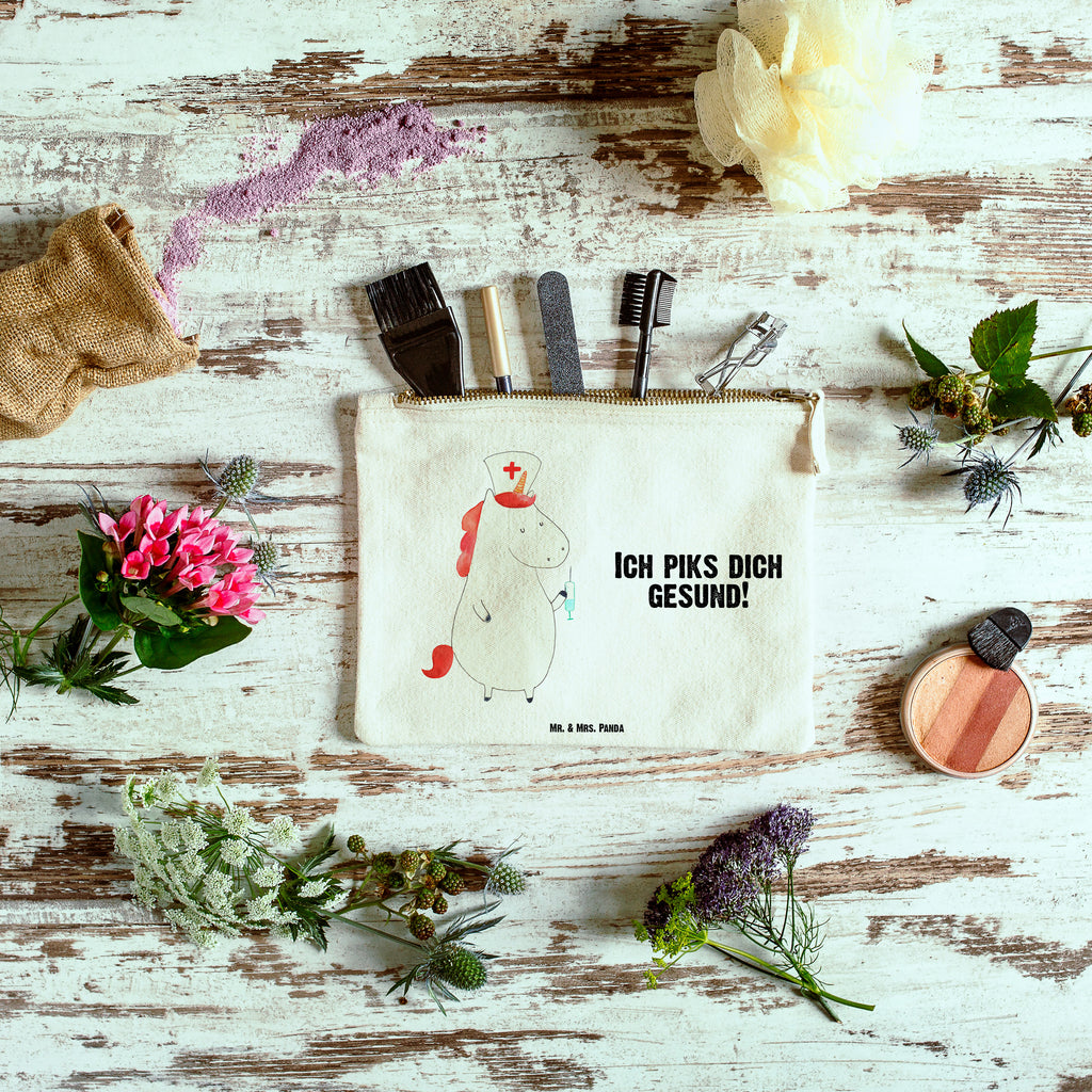 Schminktasche Einhorn Krankenschwester Schminktasche, Kosmetiktasche, Kosmetikbeutel, Stiftemäppchen, Etui, Federmappe, Makeup, XXL, Schminketui, Kosmetiketui, Schlamperetui, Einhorn, Einhörner, Einhorn Deko, Pegasus, Unicorn, Krankenschwester Geschenk, Krankenpfleger Geschenk, Krankenpflegerin, Krankenschwester Dankeschön, Krankenhaus, Ärztin Geschenk