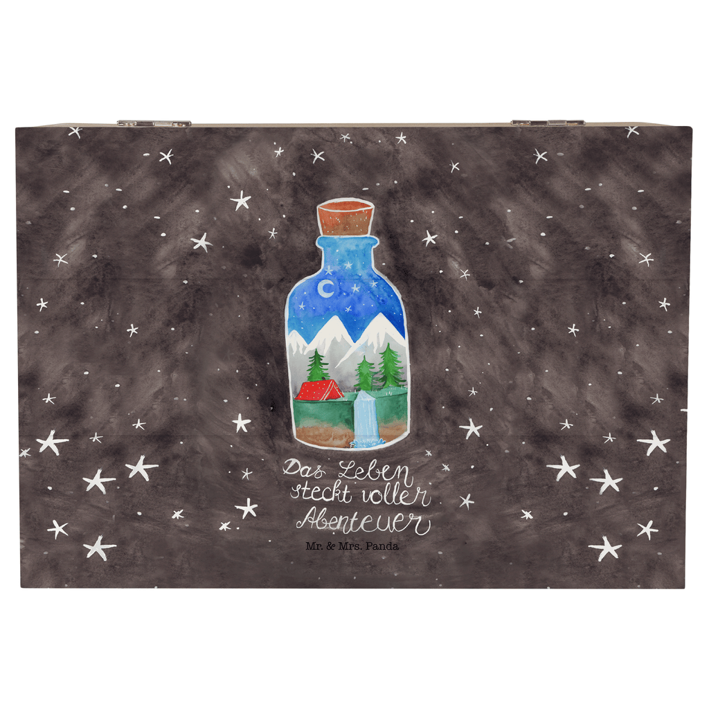 Holzkiste Flasche Abenteuer Holzkiste, Kiste, Schatzkiste, Truhe, Schatulle, XXL, Erinnerungsbox, Erinnerungskiste, Dekokiste, Aufbewahrungsbox, Blumen Deko, Frühlings Deko, Sommer Deko, Dekoration, positive Botschaft, Naturliebhaber, Outdoor, Natur, Abenteuer