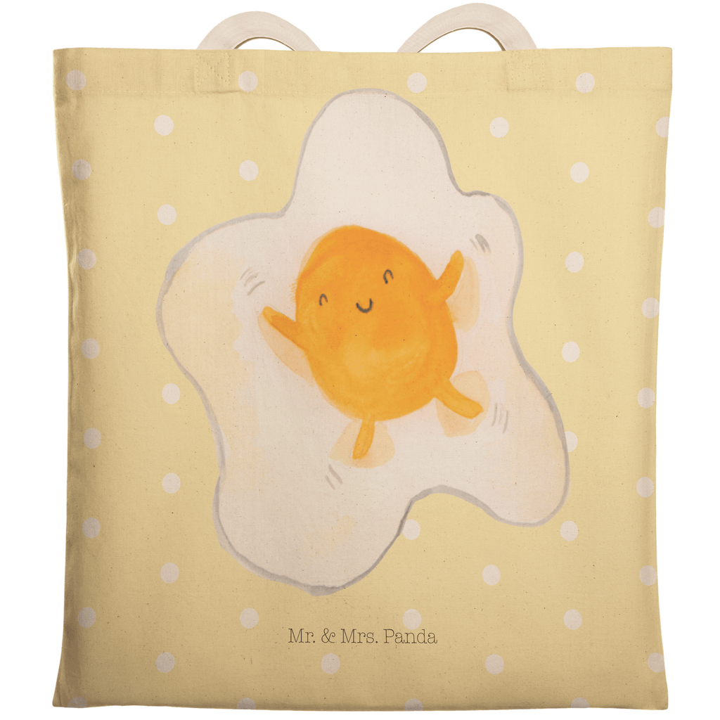 Einkaufstasche Spiegelei Tragetasche, Tasche, Beutel, Stofftasche, Baumwolltasche, Umhängetasche, Shopper, Tiermotive, Gute Laune, lustige Sprüche, Tiere, Ei, Spiegelei, Schön, Tag, Glücklich, Liebe