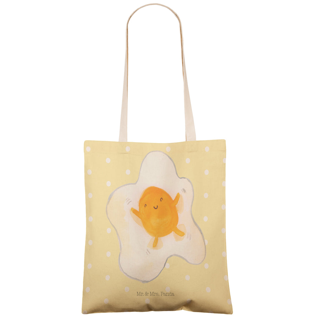 Einkaufstasche Spiegelei Tragetasche, Tasche, Beutel, Stofftasche, Baumwolltasche, Umhängetasche, Shopper, Tiermotive, Gute Laune, lustige Sprüche, Tiere, Ei, Spiegelei, Schön, Tag, Glücklich, Liebe
