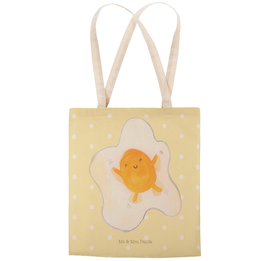 Einkaufstasche Spiegelei Tragetasche, Tasche, Beutel, Stofftasche, Baumwolltasche, Umhängetasche, Shopper, Tiermotive, Gute Laune, lustige Sprüche, Tiere, Ei, Spiegelei, Schön, Tag, Glücklich, Liebe