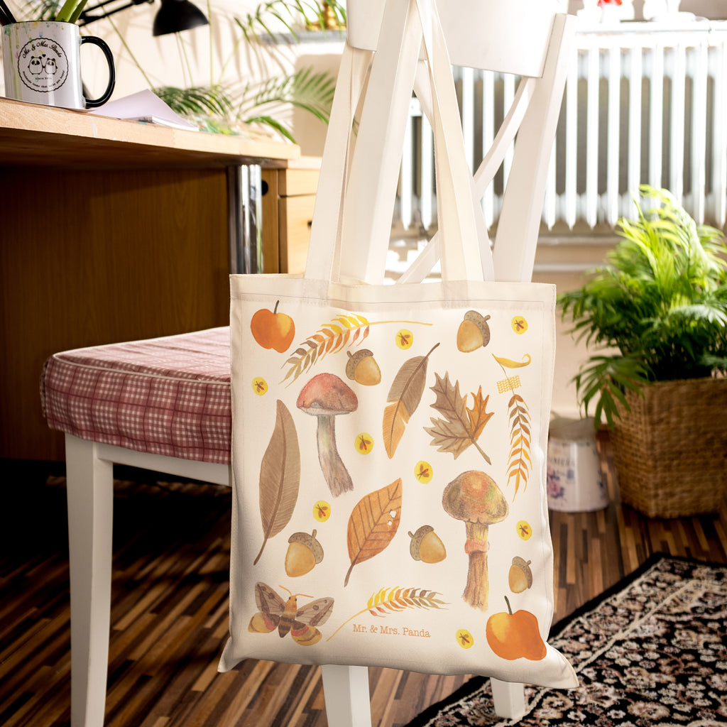 Einkaufstasche Herbst Tragetasche, Tasche, Beutel, Stofftasche, Baumwolltasche, Umhängetasche, Shopper, Blumen Deko, Frühlings Deko, Sommer Deko, Dekoration, positive Botschaft, Naturliebhaber, Outdoor, Natur, Abenteuer, Herbst, Herbstlaub, Geschenk Natur, Jahreszeit Motiv, Naturmotiv, Blätter, Blatt, September, Oktober, November, Pilze