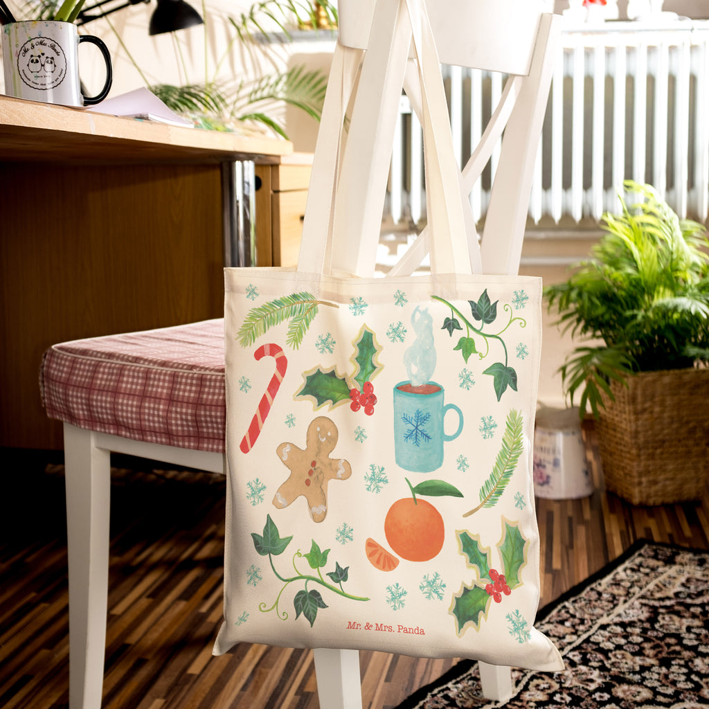 Einkaufstasche Winter Tragetasche, Tasche, Beutel, Stofftasche, Baumwolltasche, Umhängetasche, Shopper, Blumen Deko, Frühlings Deko, Sommer Deko, Dekoration, positive Botschaft, Naturliebhaber, Outdoor, Natur, Abenteuer, Wintermotiv, Winter, Jahreszeit, Stutenkerl, Lebkuchen, Geschenk Weihnachten, Dezember Geburtstag, Schnee, kalt, Kälte