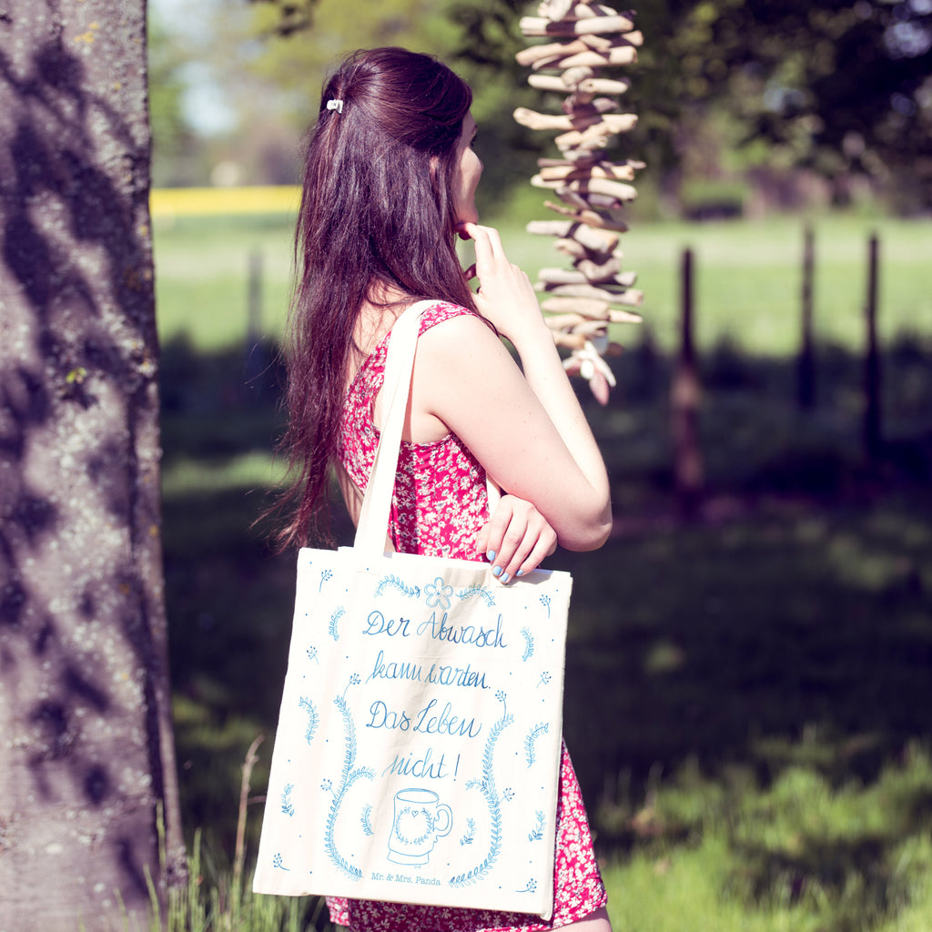Einkaufstasche Der Abwasch kann warten Tragetasche, Tasche, Beutel, Stofftasche, Baumwolltasche, Umhängetasche, Shopper, Blumen Deko, Frühlings Deko, Sommer Deko, Dekoration, positive Botschaft, Naturliebhaber, Outdoor, Natur, Abenteuer, Lebensweisheit, Weisheit, Küche Deko, Küche Spruch, Abwasch, Küchendienst, Leben Spruch, Geschenk Reise