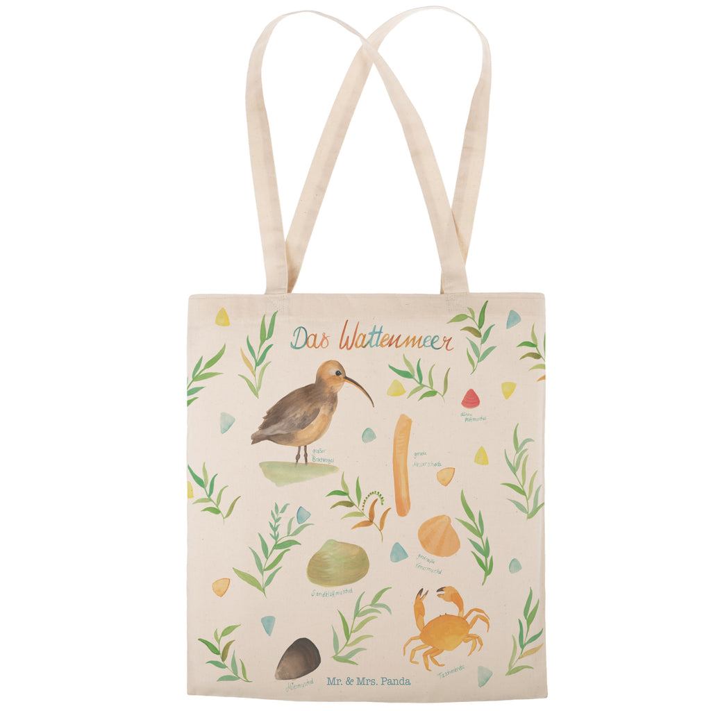 Einkaufstasche Wattenmeer Tragetasche, Tasche, Beutel, Stofftasche, Baumwolltasche, Umhängetasche, Shopper, Blumen Deko, Frühlings Deko, Sommer Deko, Dekoration, positive Botschaft, Naturliebhaber, Outdoor, Natur, Abenteuer, Wattenmeer, Vögel, Meer, See, Nordsee, Ostsee, Muschel, Natur Motiv, Watt, Deko Badezimmer, Ebbe, Flut, Geschenk Maritim