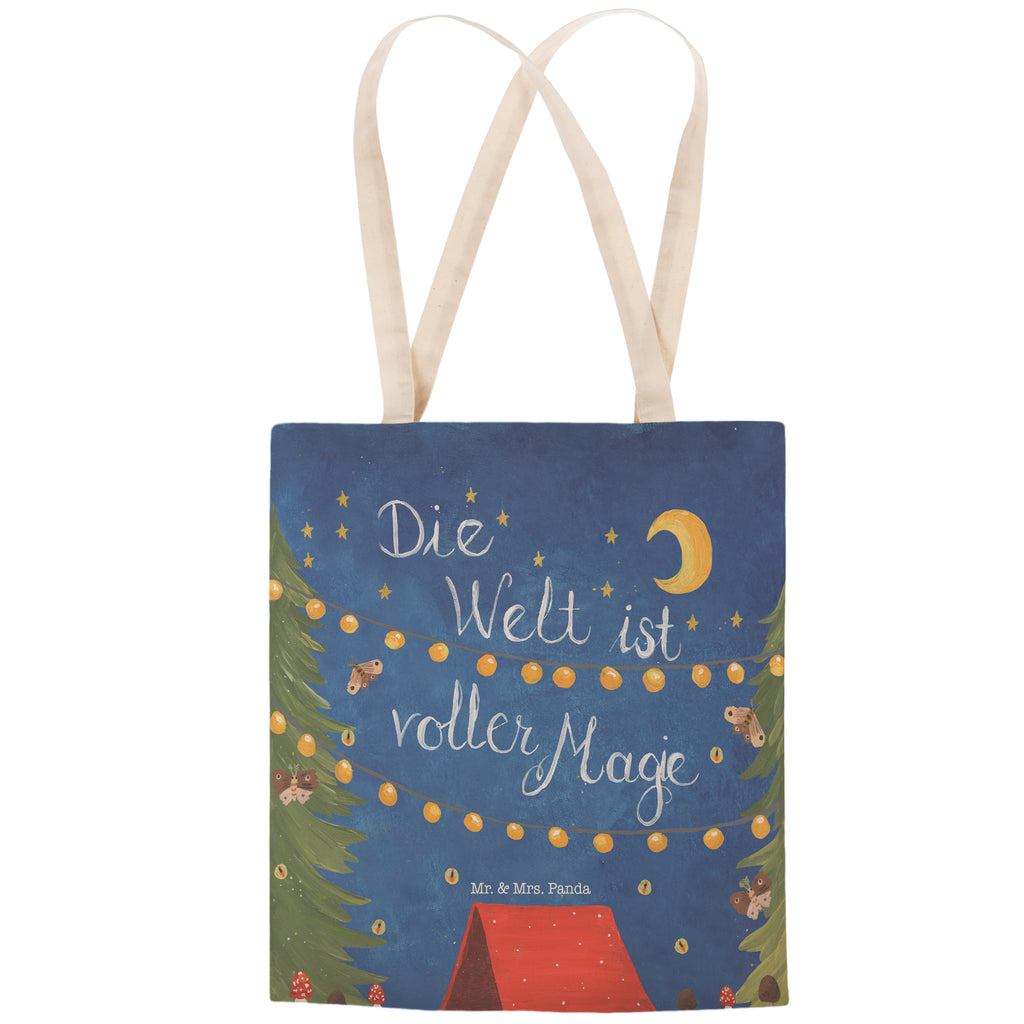 Einkaufstasche Die Welt ist voller Magie Tragetasche, Tasche, Beutel, Stofftasche, Baumwolltasche, Umhängetasche, Shopper, Blumen Deko, Frühlings Deko, Sommer Deko, Dekoration, positive Botschaft, Naturliebhaber, Outdoor, Natur, Abenteuer