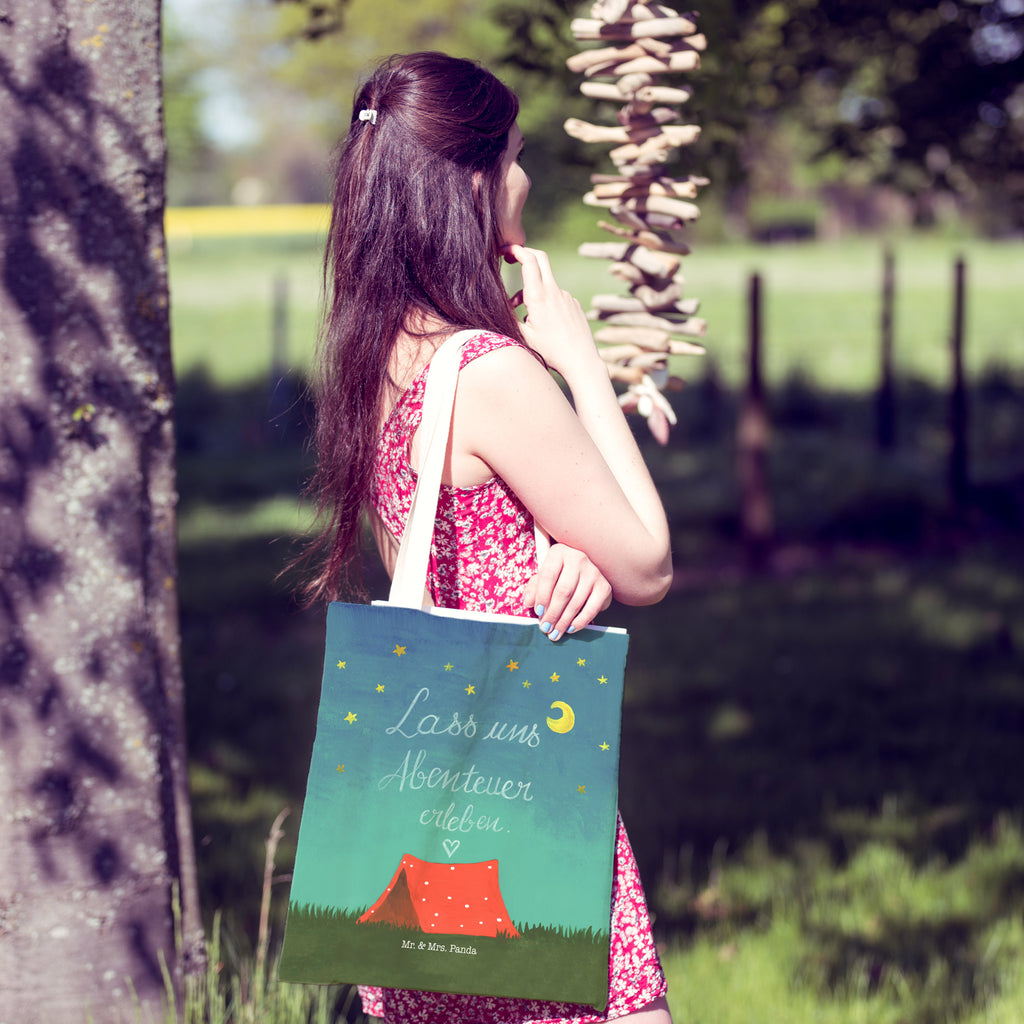Einkaufstasche Flasche Abenteuer Tragetasche, Tasche, Beutel, Stofftasche, Baumwolltasche, Umhängetasche, Shopper, Blumen Deko, Frühlings Deko, Sommer Deko, Dekoration, positive Botschaft, Naturliebhaber, Outdoor, Natur, Abenteuer