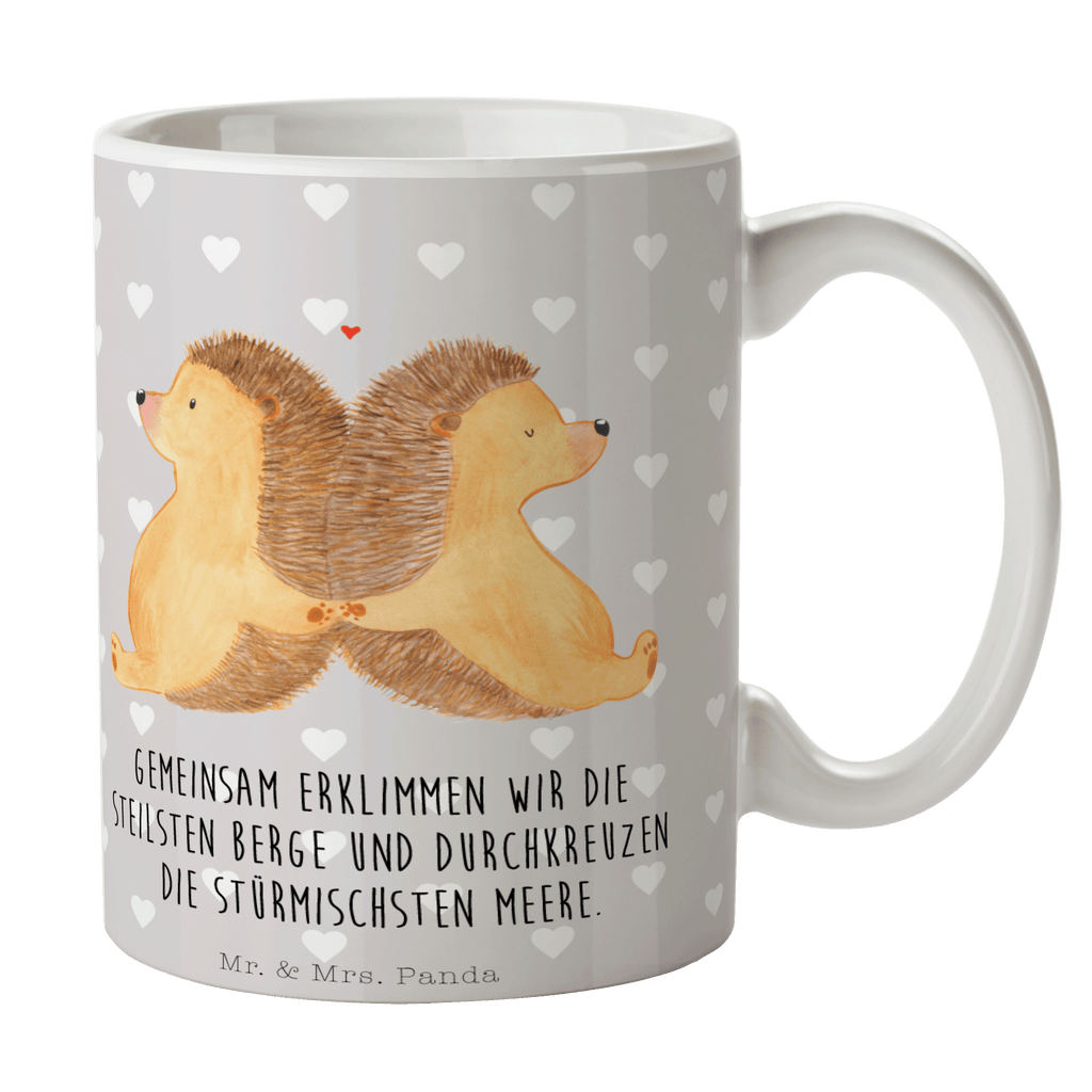 Tasse Igel händchenhaltend Igel, Igelliebe, Hand in Hand, Liebesbeweis, große Liebe, Liebesbotschaft, Liebesbeweis, Jahrestag, Verlobung, Hochzeit, Lieblingsmensch, Gemeinsamkeit, Love, Geschenk für zwei, Liebesgeschenk Becher, Kaffeetasse, Kaffeebecher, Tee, Frühstück, Büro  Liebe,  Partner, Freund, Freundin, Ehemann, Ehefrau, Heiraten, Verlobung, Heiratsantrag, Liebesgeschenk, Jahrestag, Hocheitstag
