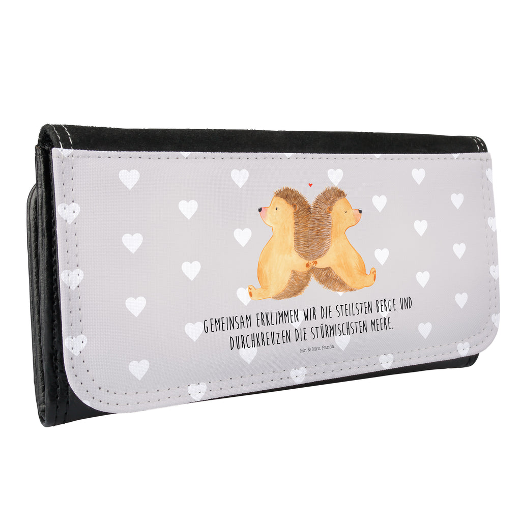 Damen Portemonnaie Igel händchenhaltend Portemonnaie, Portemonee, Geldbörse, Damen, Groß, XXL, Geldbeutel, Portemonnaies, Liebe, Partner, Freund, Freundin, Ehemann, Ehefrau, Heiraten, Verlobung, Heiratsantrag, Liebesgeschenk, Jahrestag, Hocheitstag, Igel, Igelliebe, Hand in Hand, Liebesbeweis, große Liebe, Liebesbotschaft, Hochzeit, Lieblingsmensch, Gemeinsamkeit, Love, Geschenk für zwei