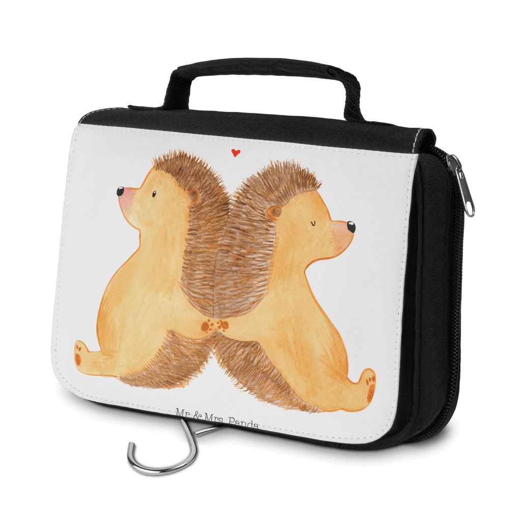 Kulturbeutel Igel händchenhaltend Kulturbeutel, Zum Aufhängen, Waschtasche, Kosmetiktasche, Damen, Herren, Aufbewahrungstasche, Schminktasche, Kosmetikbeutel, Organizer, Kulturtasche, Schminkutensil, Liebe, Partner, Freund, Freundin, Ehemann, Ehefrau, Heiraten, Verlobung, Heiratsantrag, Liebesgeschenk, Jahrestag, Hocheitstag, Igel, Igelliebe, Hand in Hand, Liebesbeweis, große Liebe, Liebesbotschaft, Hochzeit, Lieblingsmensch, Gemeinsamkeit, Love, Geschenk für zwei