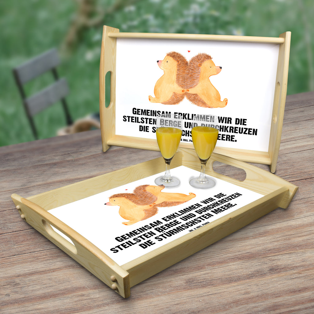 Serviertablett Igel händchenhaltend Tablett, Holztablett, Küchentablett, Dekotablett, Frühstückstablett, Liebe, Partner, Freund, Freundin, Ehemann, Ehefrau, Heiraten, Verlobung, Heiratsantrag, Liebesgeschenk, Jahrestag, Hocheitstag, Igel, Igelliebe, Hand in Hand, Liebesbeweis, große Liebe, Liebesbotschaft, Hochzeit, Lieblingsmensch, Gemeinsamkeit, Love, Geschenk für zwei