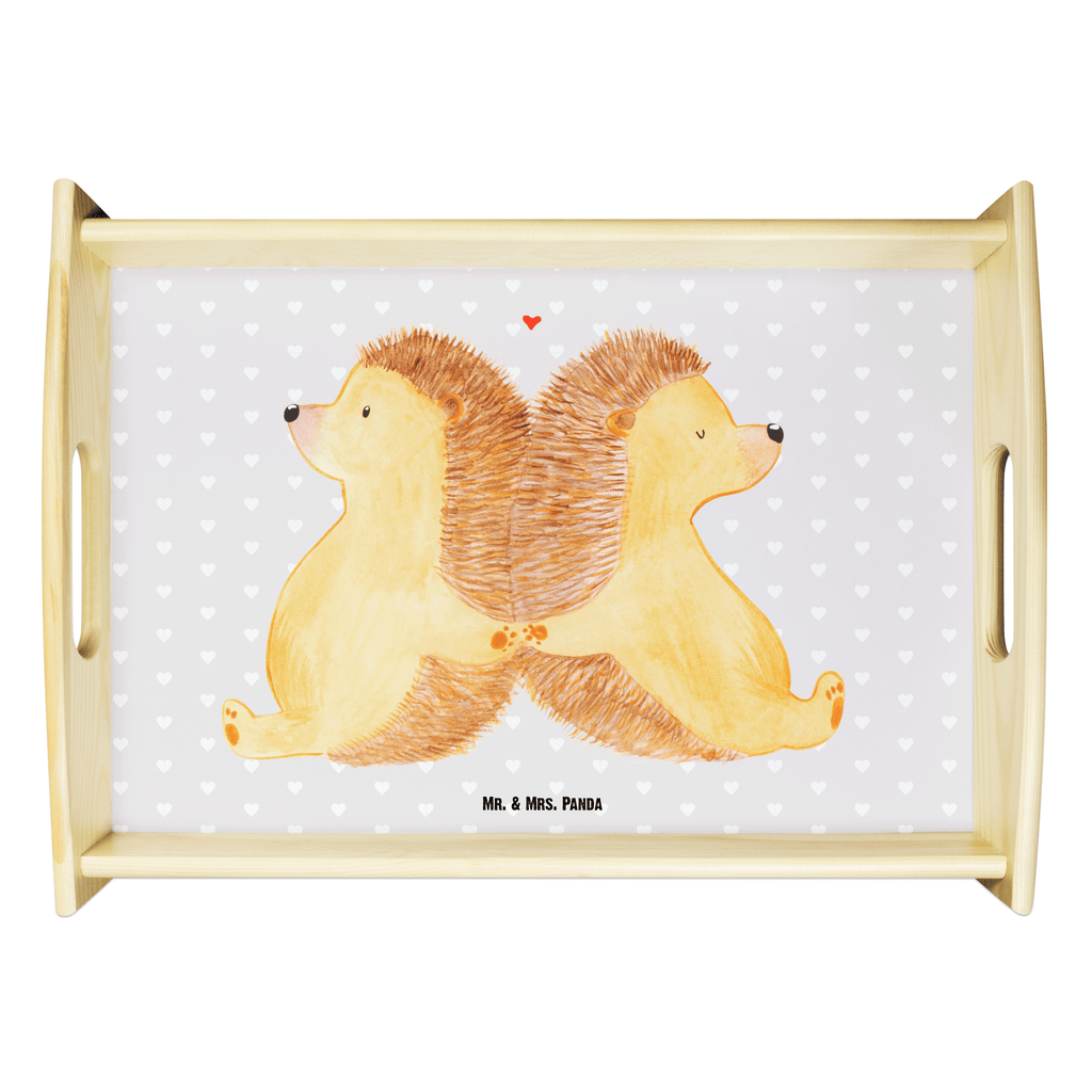 Serviertablett Igel händchenhaltend Tablett, Holztablett, Küchentablett, Dekotablett, Frühstückstablett, Liebe, Partner, Freund, Freundin, Ehemann, Ehefrau, Heiraten, Verlobung, Heiratsantrag, Liebesgeschenk, Jahrestag, Hocheitstag, Igel, Igelliebe, Hand in Hand, Liebesbeweis, große Liebe, Liebesbotschaft, Hochzeit, Lieblingsmensch, Gemeinsamkeit, Love, Geschenk für zwei