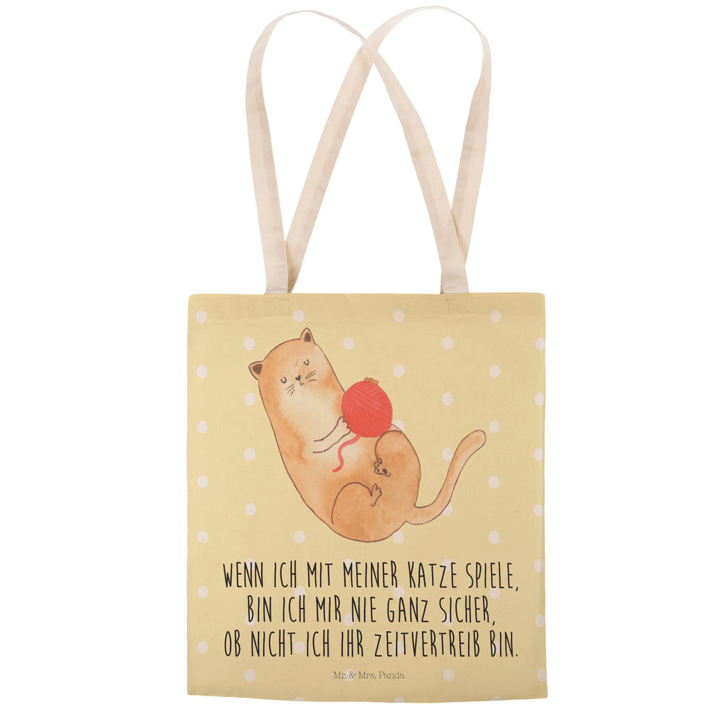 Einkaufstasche Katzen Wollknäul Tragetasche, Tasche, Beutel, Stofftasche, Baumwolltasche, Umhängetasche, Shopper, Katze, Katzenmotiv, Katzenfan, Katzendeko, Katzenfreund, Katzenliebhaber, Katzenprodukte, Katzenartikel, Katzenaccessoires, Katzensouvenirs, Katzenliebhaberprodukte, Katzenmotive, Katzen, Kater, Mietze, Cat, Cats, Katzenhalter, Katzenbesitzerin, Haustier, Wollknäuel, Wolle, Spielen, Spiel, verspielt