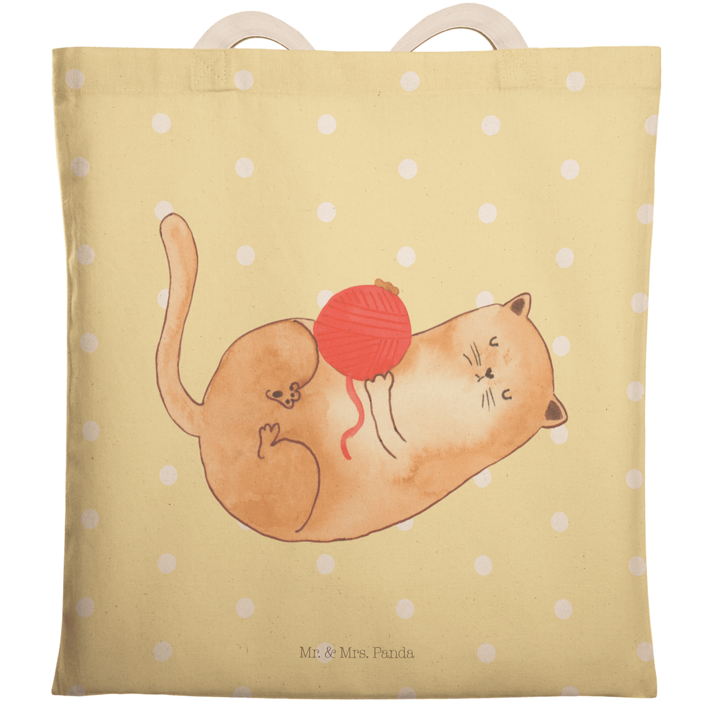 Einkaufstasche Katzen Wollknäul Tragetasche, Tasche, Beutel, Stofftasche, Baumwolltasche, Umhängetasche, Shopper, Katze, Katzenmotiv, Katzenfan, Katzendeko, Katzenfreund, Katzenliebhaber, Katzenprodukte, Katzenartikel, Katzenaccessoires, Katzensouvenirs, Katzenliebhaberprodukte, Katzenmotive, Katzen, Kater, Mietze, Cat, Cats, Katzenhalter, Katzenbesitzerin, Haustier, Wollknäuel, Wolle, Spielen, Spiel, verspielt