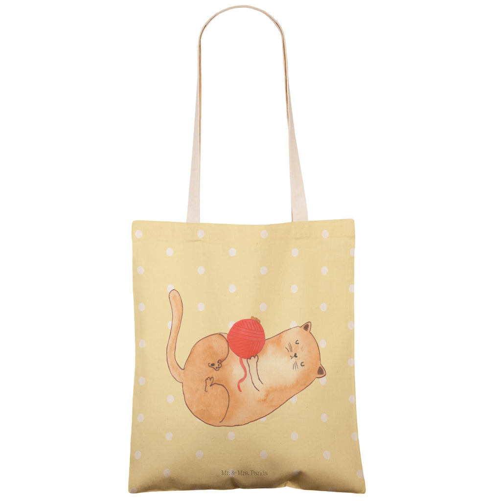 Einkaufstasche Katzen Wollknäul Tragetasche, Tasche, Beutel, Stofftasche, Baumwolltasche, Umhängetasche, Shopper, Katze, Katzenmotiv, Katzenfan, Katzendeko, Katzenfreund, Katzenliebhaber, Katzenprodukte, Katzenartikel, Katzenaccessoires, Katzensouvenirs, Katzenliebhaberprodukte, Katzenmotive, Katzen, Kater, Mietze, Cat, Cats, Katzenhalter, Katzenbesitzerin, Haustier, Wollknäuel, Wolle, Spielen, Spiel, verspielt