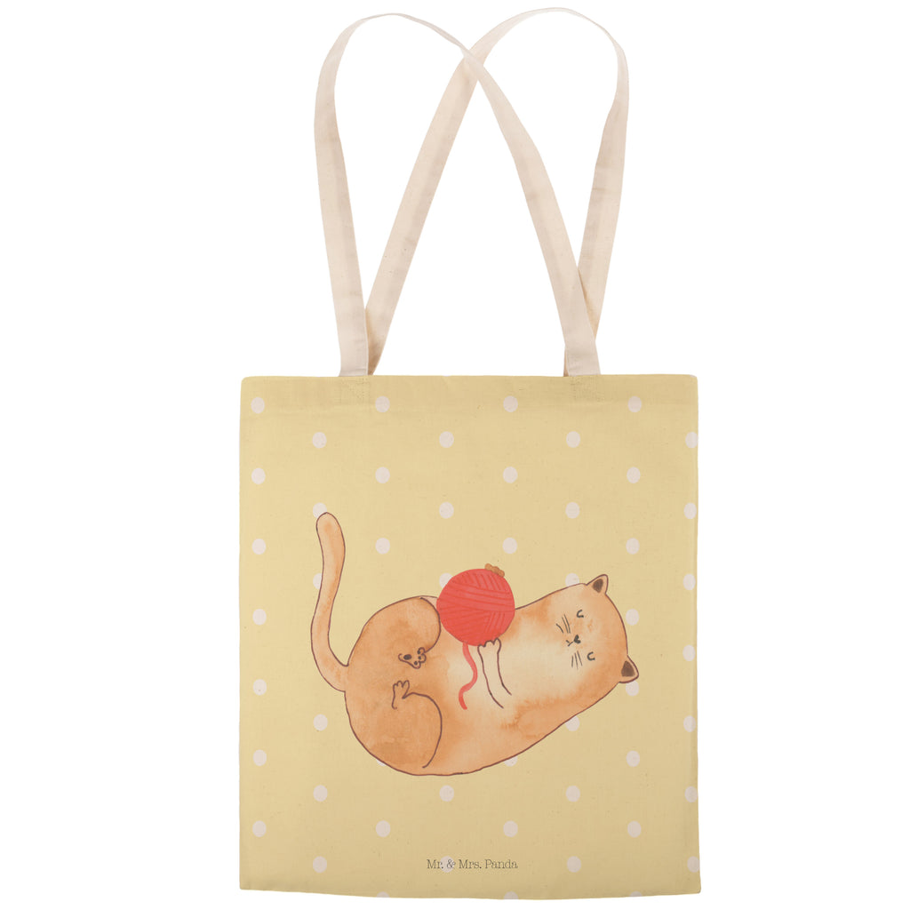 Einkaufstasche Katzen Wollknäul Tragetasche, Tasche, Beutel, Stofftasche, Baumwolltasche, Umhängetasche, Shopper, Katze, Katzenmotiv, Katzenfan, Katzendeko, Katzenfreund, Katzenliebhaber, Katzenprodukte, Katzenartikel, Katzenaccessoires, Katzensouvenirs, Katzenliebhaberprodukte, Katzenmotive, Katzen, Kater, Mietze, Cat, Cats, Katzenhalter, Katzenbesitzerin, Haustier, Wollknäuel, Wolle, Spielen, Spiel, verspielt