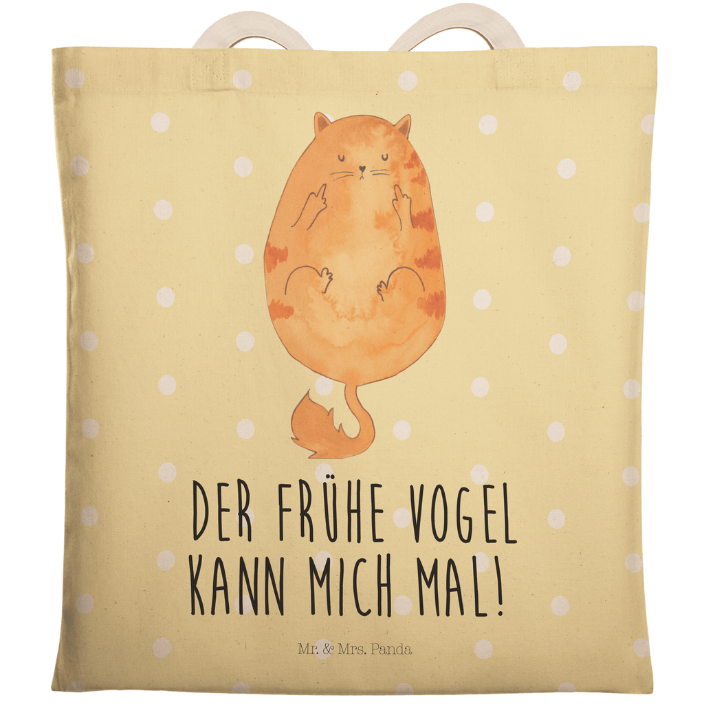 Einkaufstasche Katze Frühaufsteher Tragetasche, Tasche, Beutel, Stofftasche, Baumwolltasche, Umhängetasche, Shopper, Katze, Katzenmotiv, Katzenfan, Katzendeko, Katzenfreund, Katzenliebhaber, Katzenprodukte, Katzenartikel, Katzenaccessoires, Katzensouvenirs, Katzenliebhaberprodukte, Katzenmotive, Der frühe Vogel kann mich mal, Morgenmuffel, Frühaufsteher, Kaffee, Katzen, Kater, Mietze