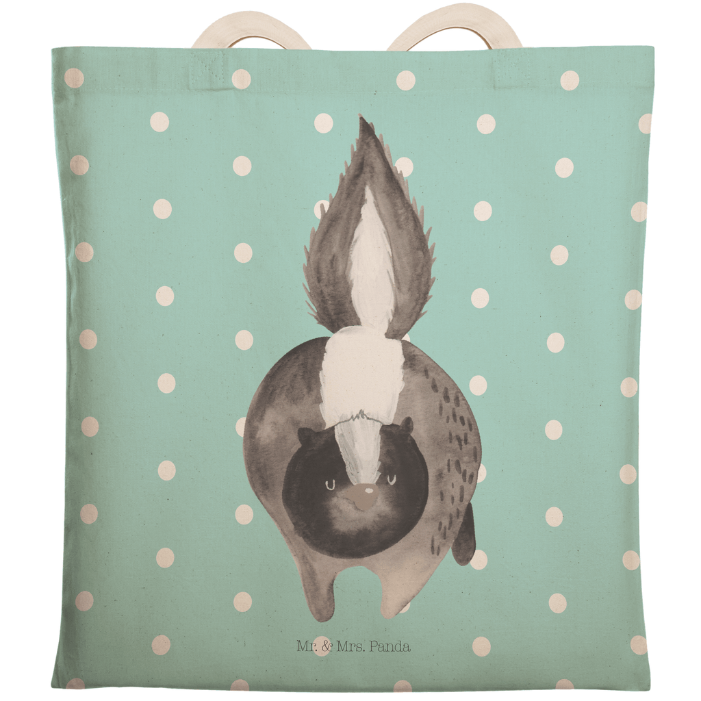 Einkaufstasche Stinktier Angriff Tragetasche, Tasche, Beutel, Stofftasche, Baumwolltasche, Umhängetasche, Shopper, Stinktier, Skunk, Wildtier, Raubtier, Stinker, Stinki, wütend, Drohung