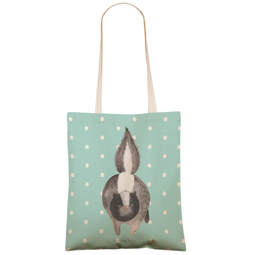 Einkaufstasche Stinktier Angriff Tragetasche, Tasche, Beutel, Stofftasche, Baumwolltasche, Umhängetasche, Shopper, Stinktier, Skunk, Wildtier, Raubtier, Stinker, Stinki, wütend, Drohung