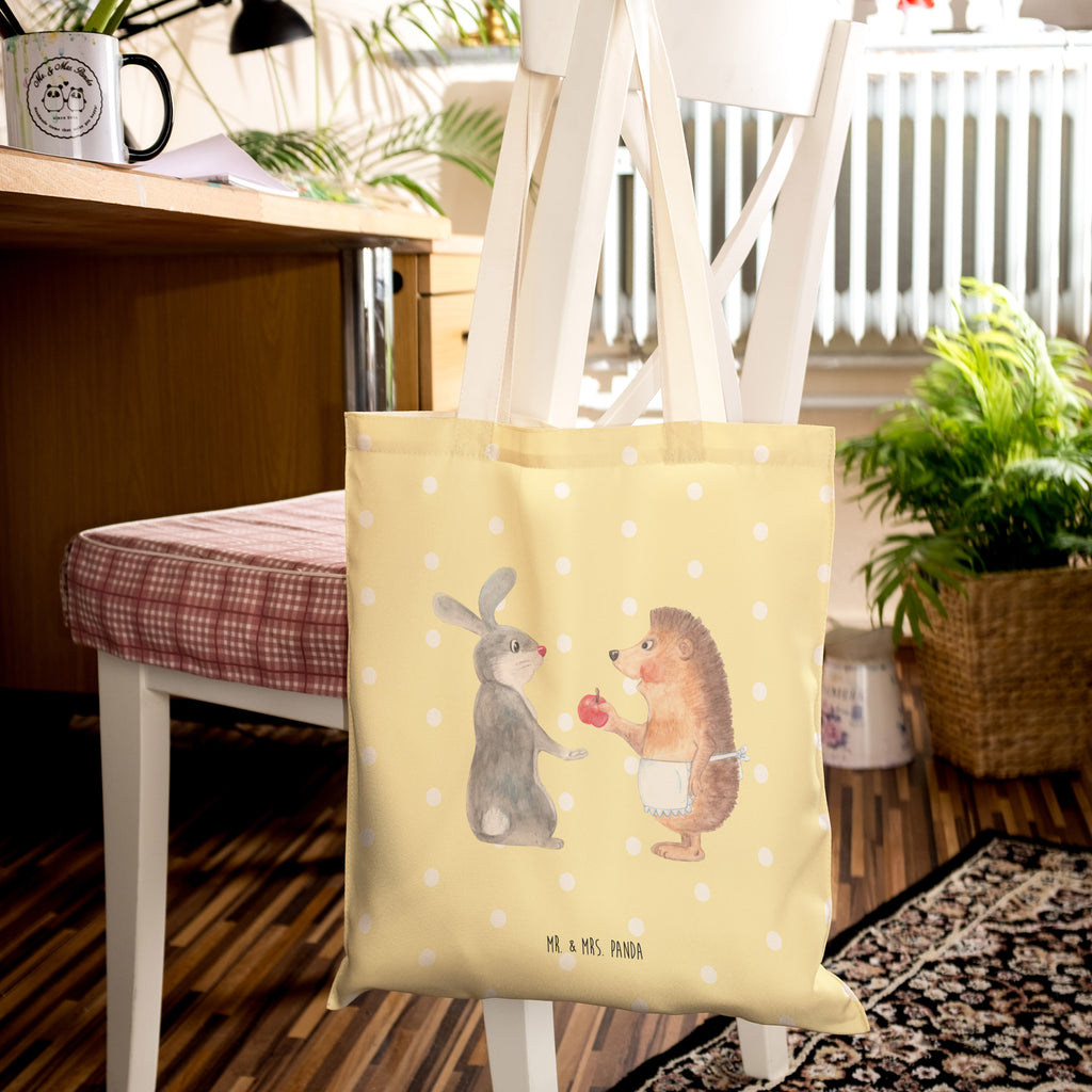 Einkaufstasche Liebe ist nie ohne Schmerz Tragetasche, Tasche, Beutel, Stofftasche, Baumwolltasche, Umhängetasche, Shopper, Tiermotive, Gute Laune, lustige Sprüche, Tiere, Igel und Hase, Igel, Hase, Liebe Spruch, Liebeskummer Geschenk, Herzschmerz, Trösten, Trennungsschmerz, Spruch romantisch