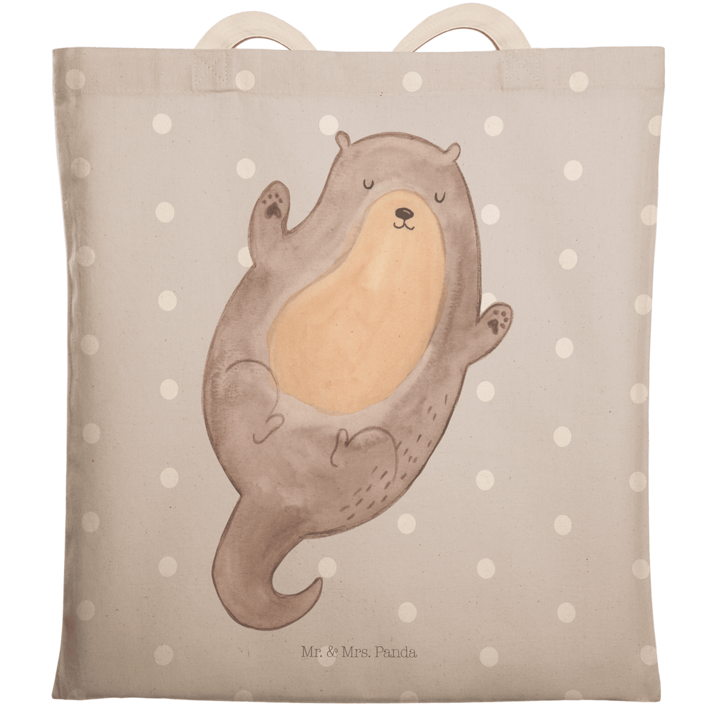 Einkaufstasche Otter Umarmen Tragetasche, Tasche, Beutel, Stofftasche, Baumwolltasche, Umhängetasche, Shopper, Otter, Fischotter, Seeotter, Otter Seeotter See Otter