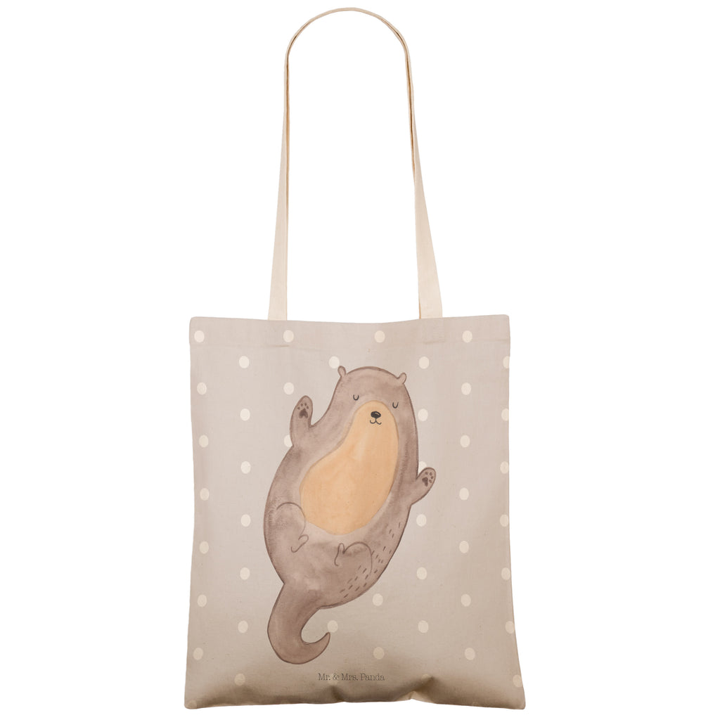Einkaufstasche Otter Umarmen Tragetasche, Tasche, Beutel, Stofftasche, Baumwolltasche, Umhängetasche, Shopper, Otter, Fischotter, Seeotter, Otter Seeotter See Otter