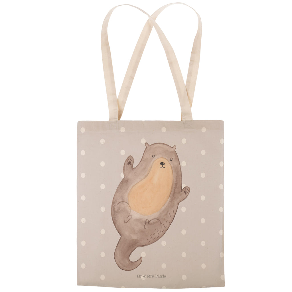 Einkaufstasche Otter Umarmen Tragetasche, Tasche, Beutel, Stofftasche, Baumwolltasche, Umhängetasche, Shopper, Otter, Fischotter, Seeotter, Otter Seeotter See Otter