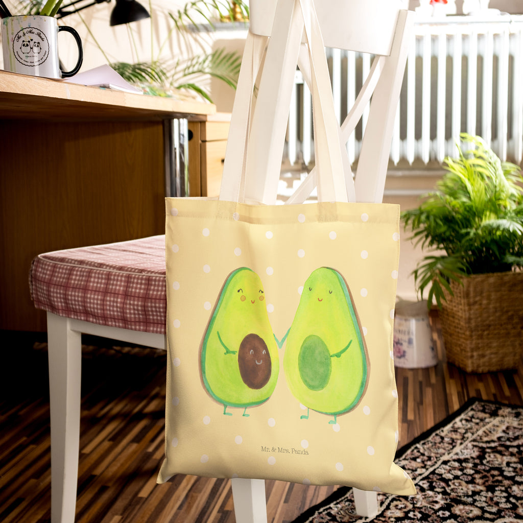 Einkaufstasche Avocado Pärchen Tragetasche, Tasche, Beutel, Stofftasche, Baumwolltasche, Umhängetasche, Shopper, Avocado, Veggie, Vegan, Gesund, Avocuddle, Liebe, Schwangerschaft, Familie, Babyshower, Babyparty, Hochzeit, Kinder, Avocados, Geburt