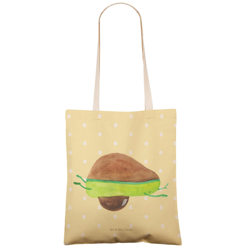 Einkaufstasche Avocado Yoga Tragetasche, Tasche, Beutel, Stofftasche, Baumwolltasche, Umhängetasche, Shopper, Avocado, Veggie, Vegan, Gesund, Avocado Yoga Vegan
