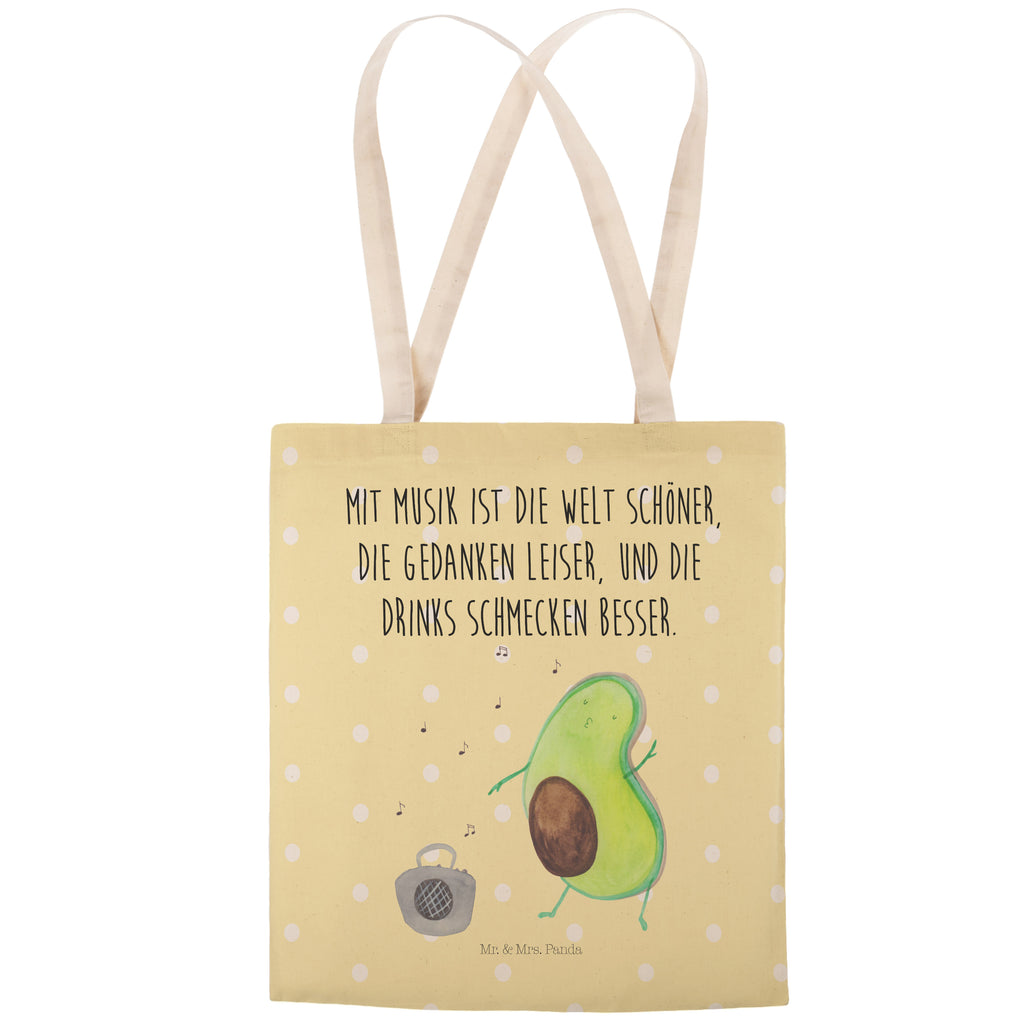 Einkaufstasche Avocado tanzt Tragetasche, Tasche, Beutel, Stofftasche, Baumwolltasche, Umhängetasche, Shopper, Avocado, Veggie, Vegan, Gesund