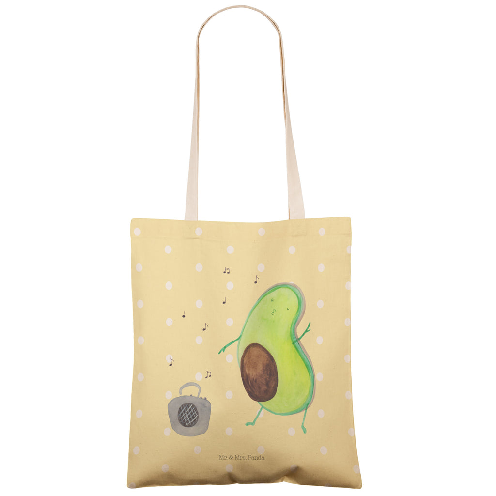 Einkaufstasche Avocado tanzt Tragetasche, Tasche, Beutel, Stofftasche, Baumwolltasche, Umhängetasche, Shopper, Avocado, Veggie, Vegan, Gesund