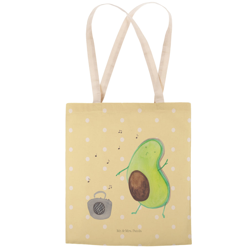 Einkaufstasche Avocado tanzt Tragetasche, Tasche, Beutel, Stofftasche, Baumwolltasche, Umhängetasche, Shopper, Avocado, Veggie, Vegan, Gesund